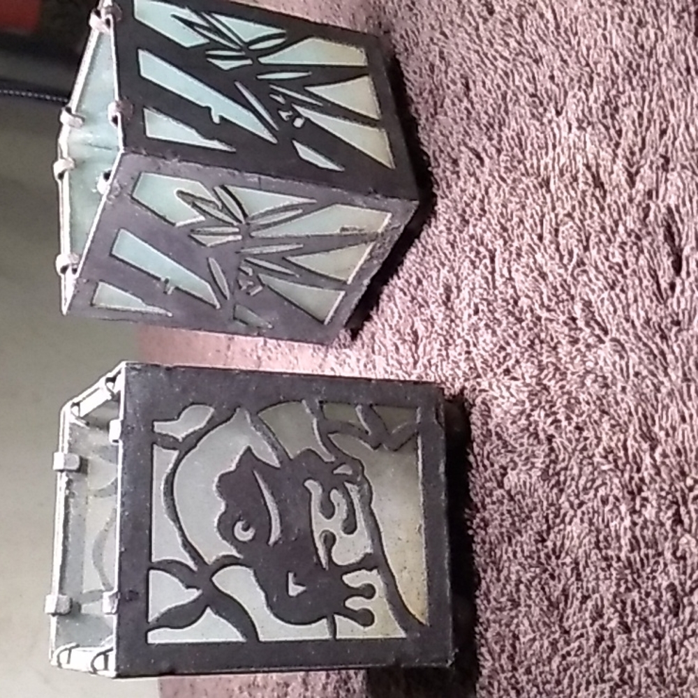 Metal candle holers